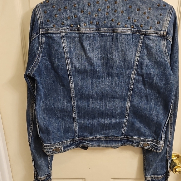 Y2K Studded Blue Denim Jacket - Picture 6 of 6